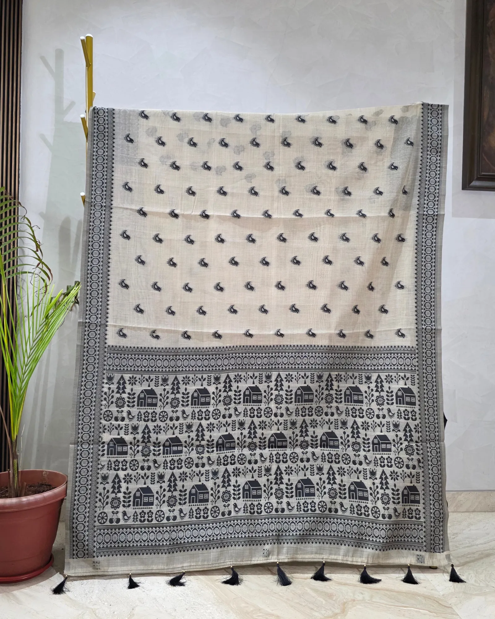 Hansini /Linen cotton