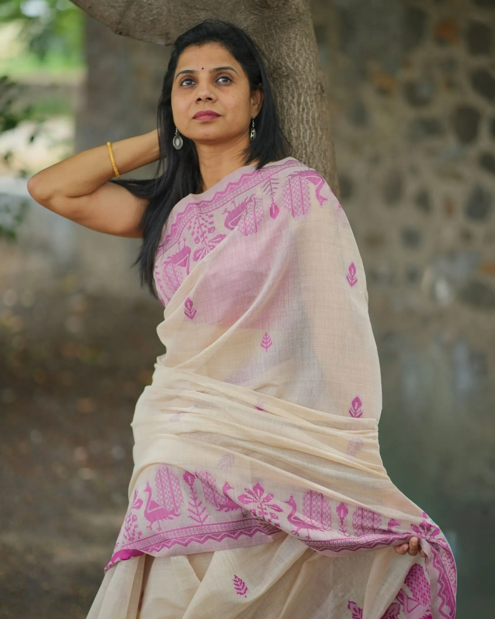 Hansini /Linen Cotton