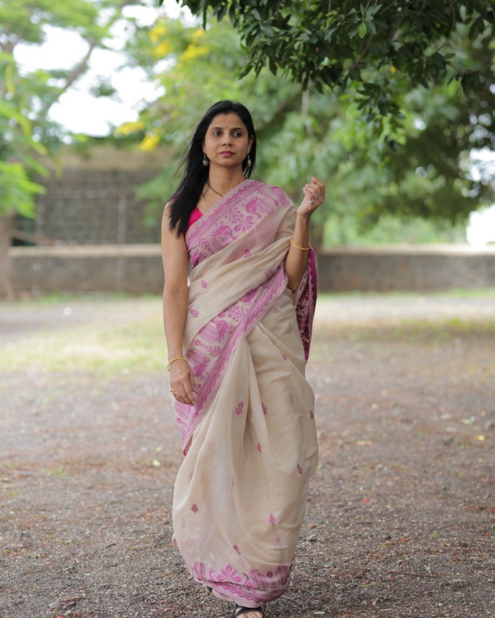 Hansini /Linen Cotton