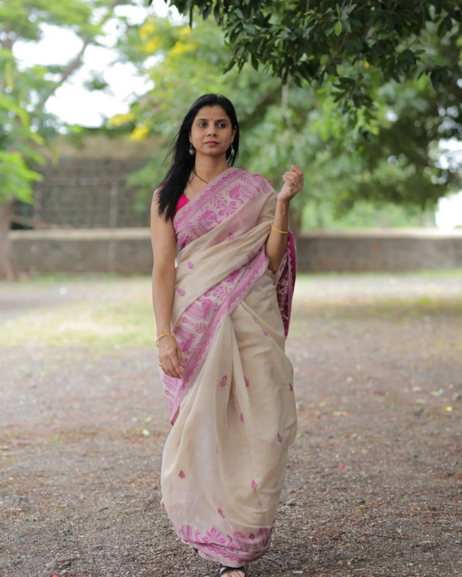 Hansini /Linen Cotton