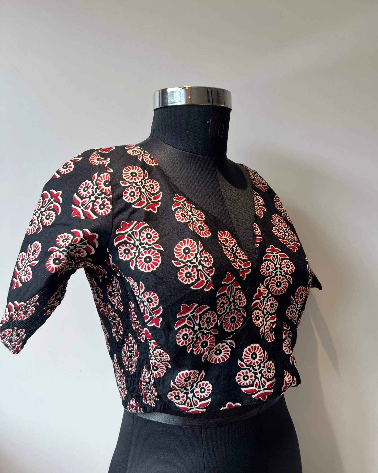 Hand Block Print Blouse/ Cotton