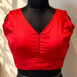 V-Neck Sleeveless Blouse / Silk